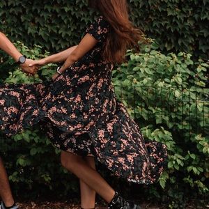 Summer dress with a print